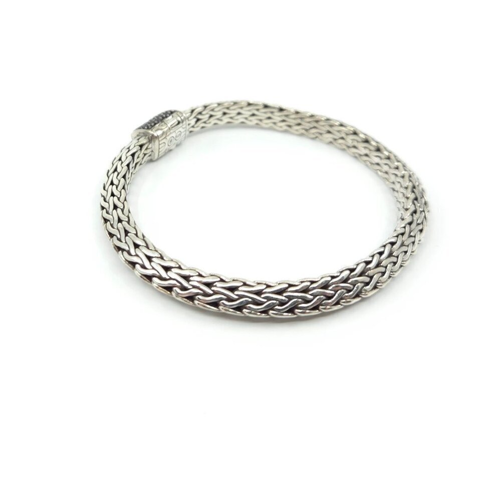 John Hardy Classic Chain Tiga Sapphire Chain Bracelet 6mm 7.25" - Picture 5 of 16
